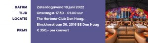 charity event diner stichting taai 2022