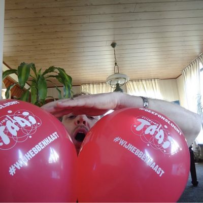 Geef ons lucht ballon stichting taai CF taaislijmziekte